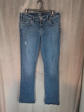 Silver Jeans Size 30 Women's Slim Boot Cut Jeans in Faded Blue